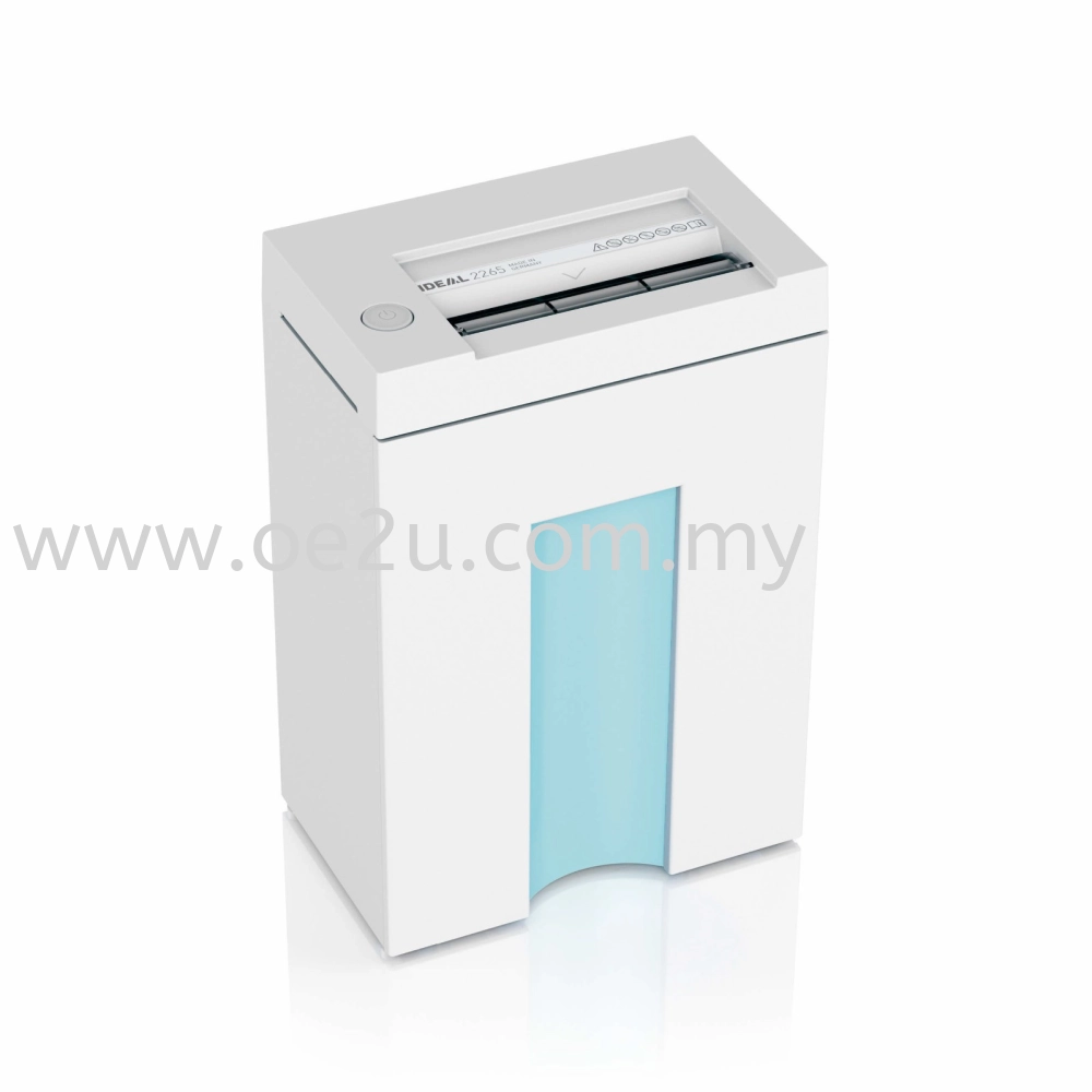 IDEAL 2265 CC Paper Shredder (Shred Capacity: 4-5 Sheets, Micro Cut: 2x15mm, Bin Capacity: 20 Liters)_Made in Germany