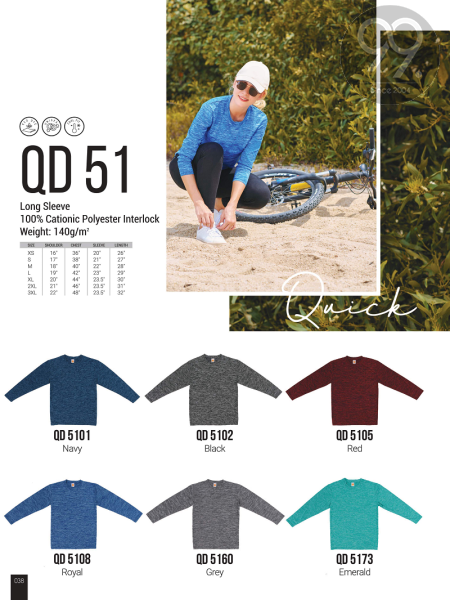 QD51 OREN SPORT (Long/S) R-Neck Tee (Microfiber) Apparel Ready Make Products Selangor, Malaysia, Kuala Lumpur (KL), Kajang Uniform, Manufacturer, Supplier, Supply | 99 Uniform Factory Sdn Bhd
