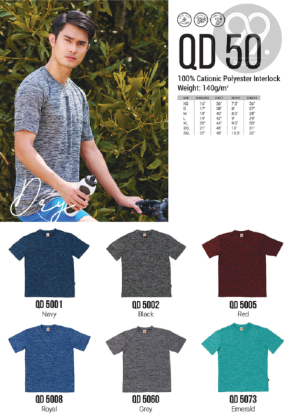 QD50 OREN SPORT R-Neck Tee (Microfiber) Apparel Ready Make Products Selangor, Malaysia, Kuala Lumpur (KL), Kajang Uniform, Manufacturer, Supplier, Supply | 99 Uniform Factory Sdn Bhd