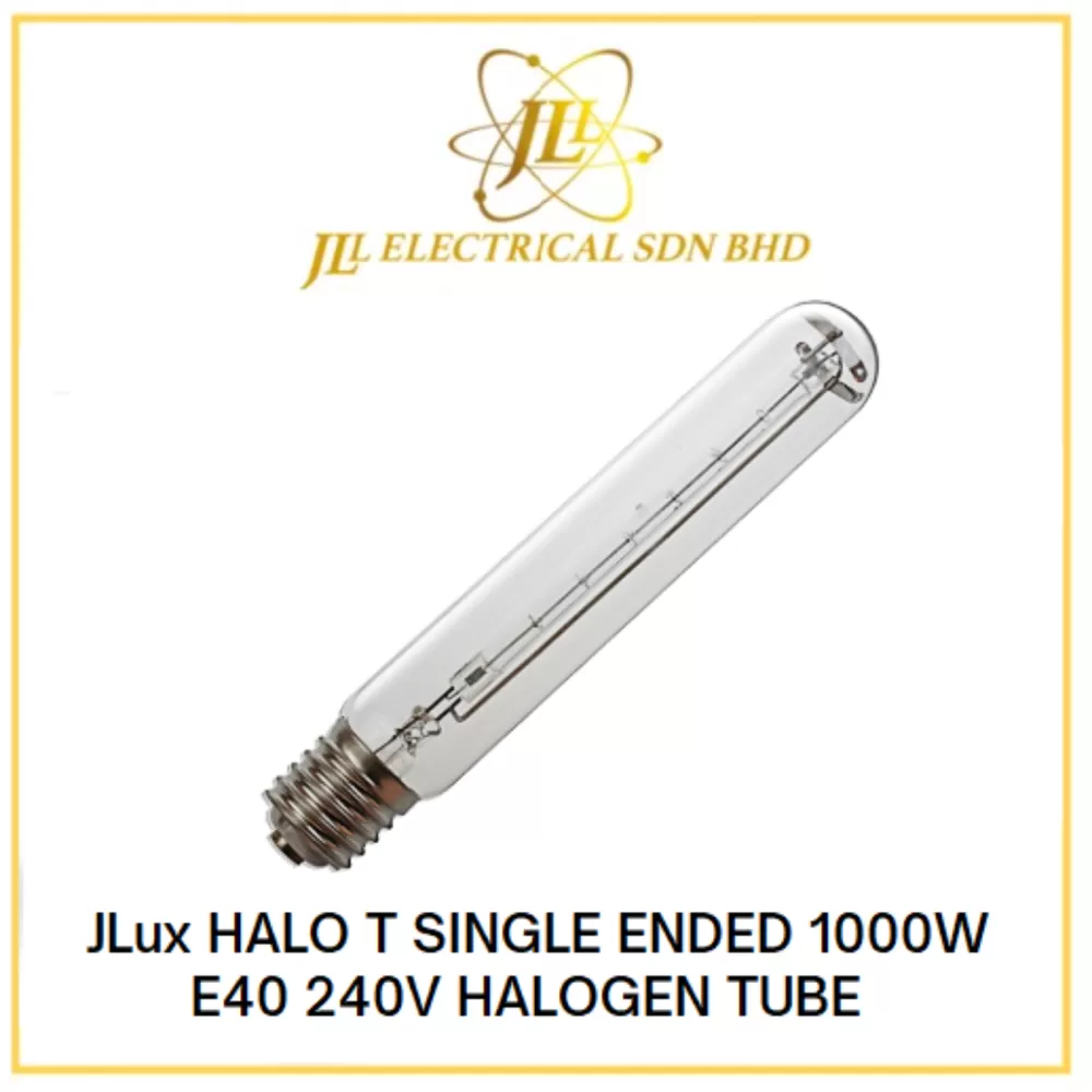 JLUX HALO T SINGLE ENDED 1000W E40 240V HALOGEN TUBE JLUX JLUX TUBES Kuala  Lumpur (KL), Selangor, Malaysia Supplier, Supply, Supplies, Distributor |  JLL Electrical Sdn Bhd