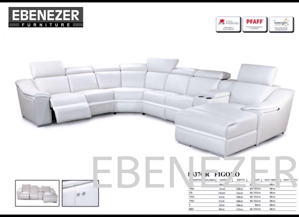 EB-8337 CR Leather Sofa Sofa Penang, Malaysia, Butterworth Manufacturer, Supplier, Supply, Supplies | Ebenezer Furniture