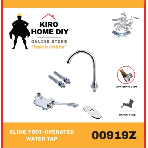 SLINE Foot-Operated Water Tap - 00919Z