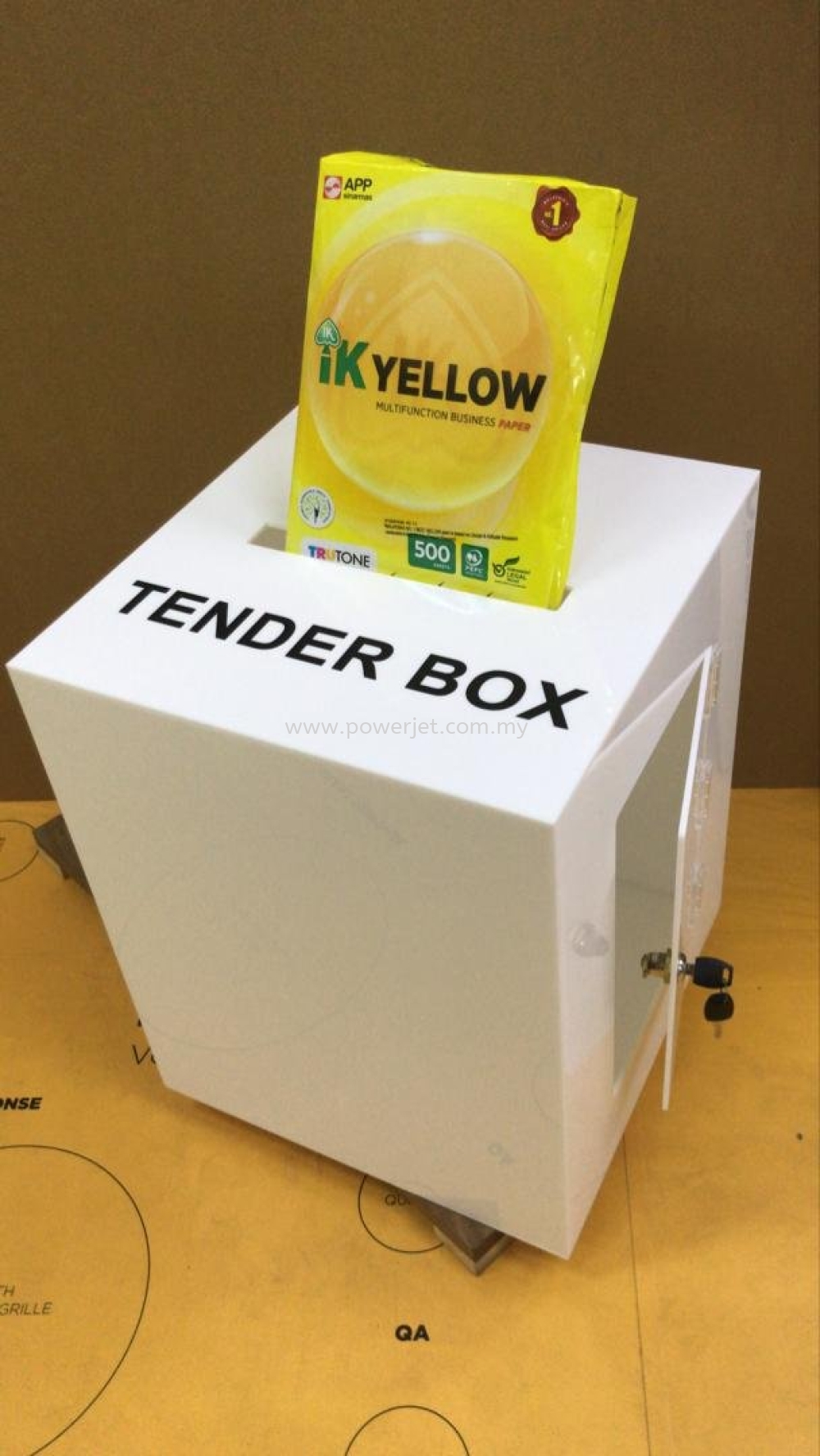 Acrylic Tender Box - Project Tender 
