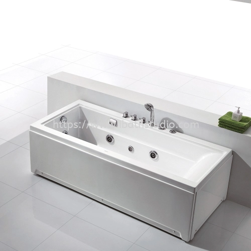  Modern Depot Gemini Basic Single Massage Bathtub Massage Bathtub 