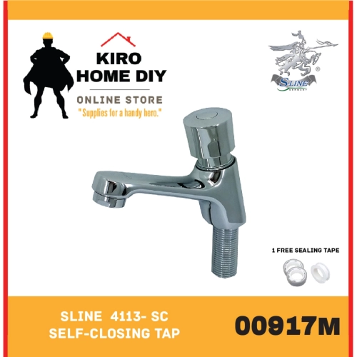 SLINE  4113- SC  Self-closing Tap - 00917M