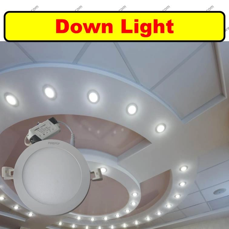 （吸顶灯/石膏灯）12W Round LED Down Light 12W Square LED Down Light Lampu Ceiling