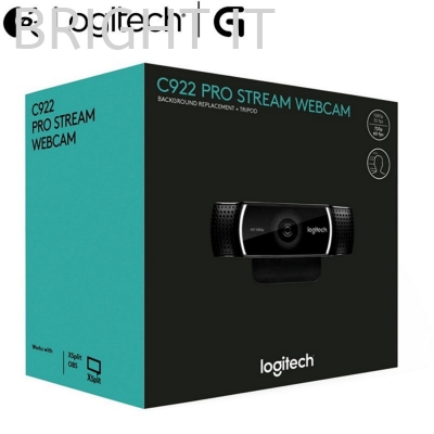 Logitech C922 Pro Stream HD Webcam with Tripoda