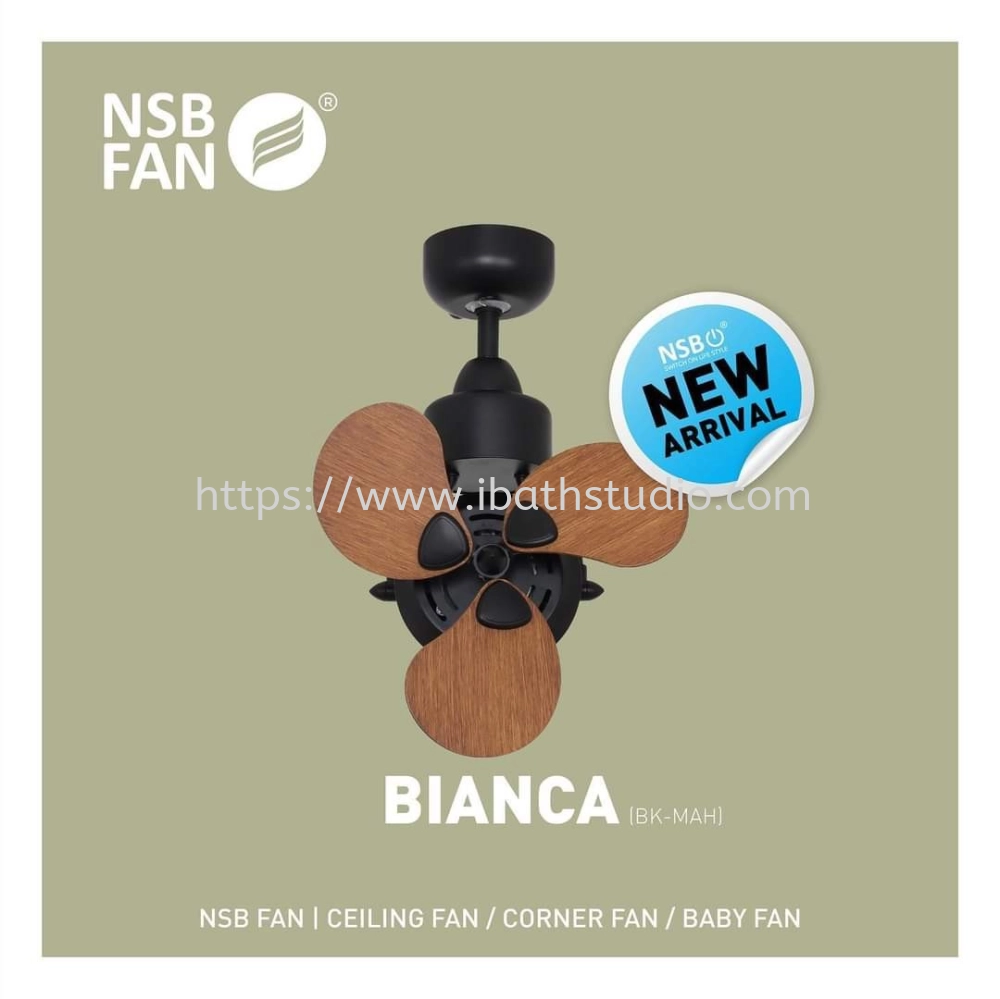 NSB BIANCA CORNER CEILING FAN 