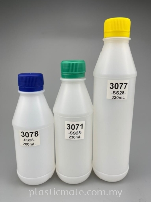 200-320ml Round Series Bottles for Drinks : 3078 & 3071 & 3077