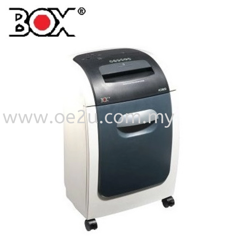 BOX HC2002D Paper Shredder (Shred Capacity: 20-22 Sheets, Cross Cut: 4x44mm, Bin Capacity: 32 Liters)