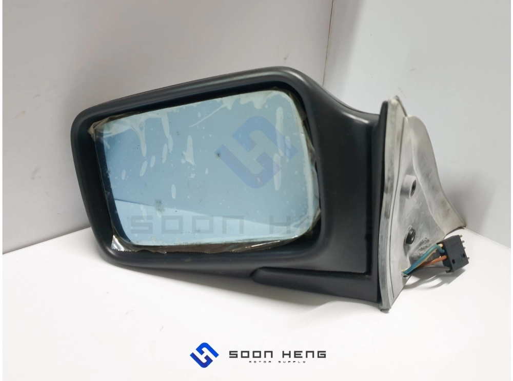 BMW E21 - Left Electric Side View Mirror Assembly (Original BMW)