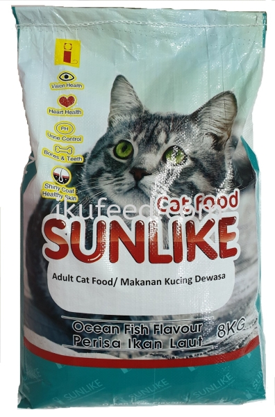 Sunlike Dry Cat Food Crude Protein 26% Ocean Fish Flavour Dry Cat Food  Malaysia, Selangor, Kuala Lumpur (KL), Klang Manufacturer, Supplier, Supply, Supplies | IKU Feedmill Sdn Bhd