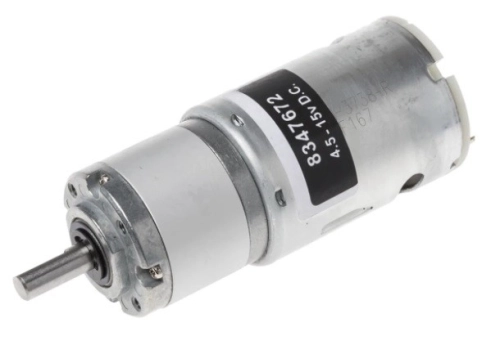 834-7672 - RS PRO Brushed Geared DC Geared Motor, 19.35 W, 12 V, 59 Ncm, 257 rpm, 6mm Shaft Diameter