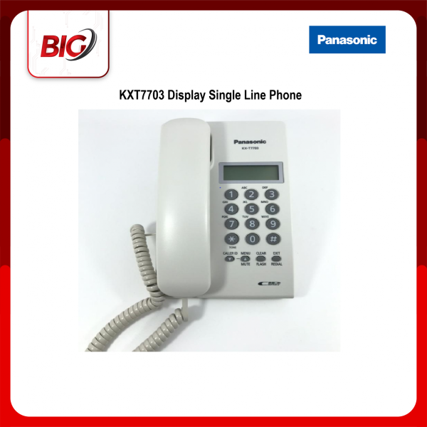 PANASONIC KXT-7703 DISPLAY SINGLE LINE PHONE Telephone ON LINE Kuala Lumpur, KL, Selangor, Malaysia, Cheras. Supplier, Suppliers, Supplies, Supply | The Big Systems Sdn Bhd