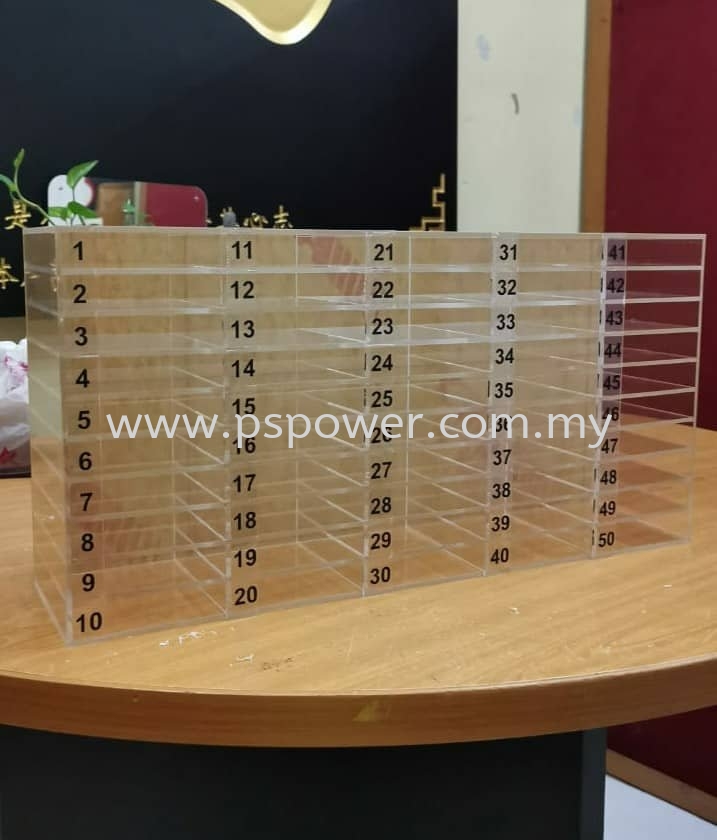 Acrylic Card Holder Rack