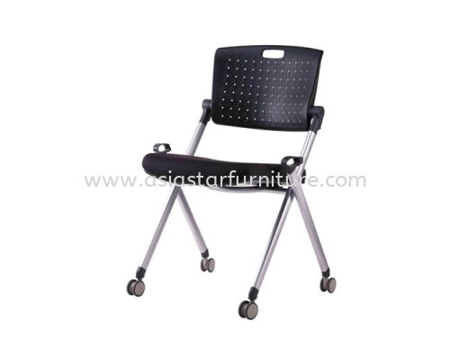 AEXIS 1 FOLDING PP CHAIR C/W CASTOR & W/O ARMREST