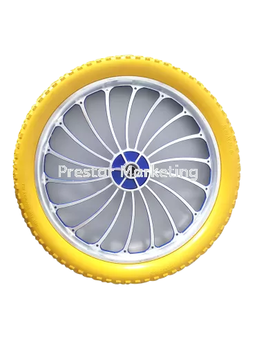 PRESTAR 20" TRISTAR ALLOY RIM YELLOW PU WHEEL