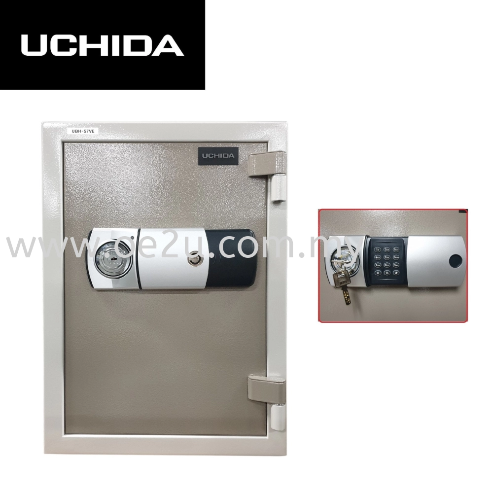 UCHIDA UBH-57VE Fire Resistant Safe Box (Digital Lock)_57kg