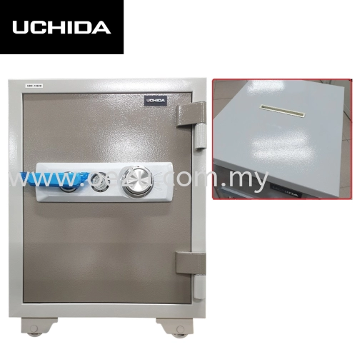 UCHIDA UBO-105CD Fire Resistant Safe Box with Envelope Slot (Dial Lock)_105kg