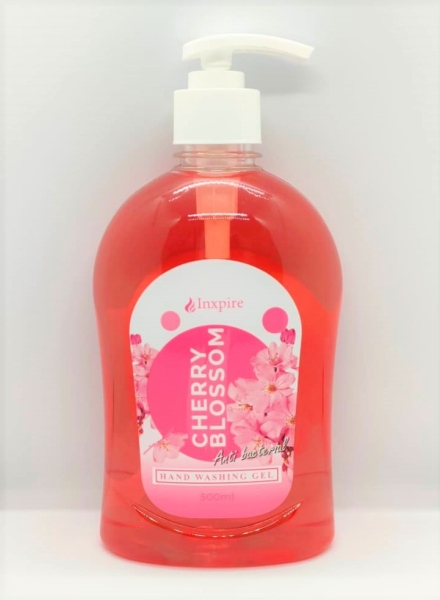 Inxpire Anti Bacterial Hand Washing Gel Cherry Blossom 500ml  ANTIBACTERIAL HAND WASH Personal Care Malaysia, Johor Wholesaler, Supplier, Supply, Supplies | Bio Clean Wholesale Sdn Bhd