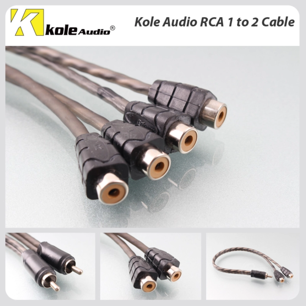 Kole Audio RCA Cable 1-to-2 (2M1F) - AV-KA-RCA12