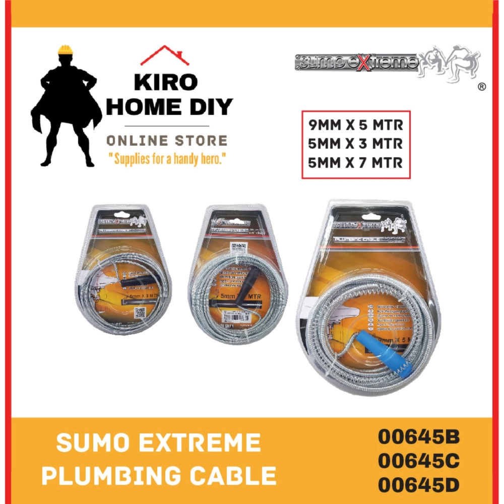 SUMO EXTREME Plumbing Cable  - 00645B/ 00645C/ 00645D