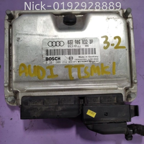 AUDI TTS MK1 3.2 ENGINE ECU ( 022 906 032 DP ) ME7.1.1 
BOCSH NO ( 0 261 208 232 )