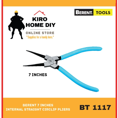 BERENT 7 Inches Internal Straight Circlip Pliers - BT1117