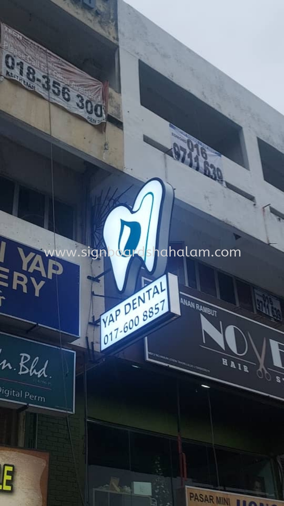 Yap Dental Petaling Jaya - Double side Signboard