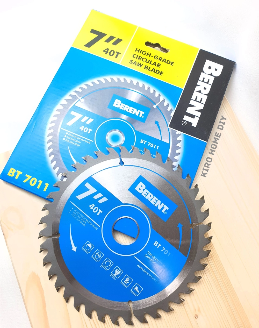 BERENT Heavy Duty Wood Circular Saw Blade (4-12 Inches)(30-100 Teeth) - BT7009, BT7010, BT7011, BT7012, BT7013, BT7015