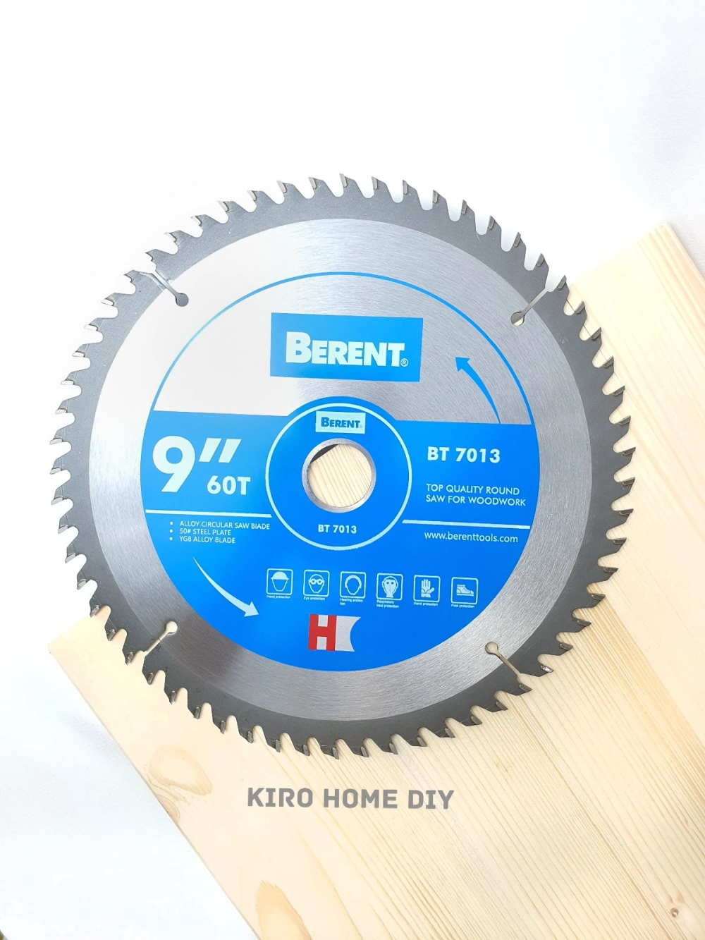 BERENT Heavy Duty Wood Circular Saw Blade (4-12 Inches)(30-100 Teeth) - BT7009, BT7010, BT7011, BT7012, BT7013, BT7015