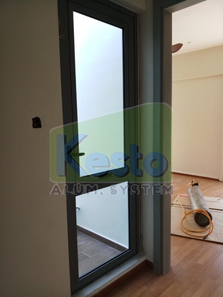  Premium Swing Door With Casement Window Johor Bahru (JB), Tebrau Contractor, Supplier, Supply | Kesto Aluminium System (JB) Sdn Bhd