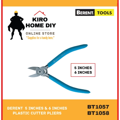 BERENT  5 Inches & 6 Inches Plastic Cutter Pliers - BT1057 & BT1058