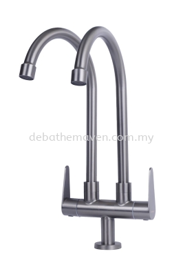 CODECOR - DOUBLE PILLAR SINK TAP