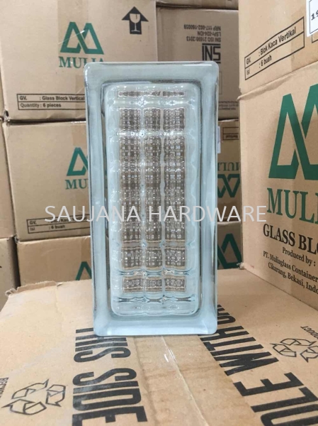 Mulia imported half pattern crystal glass tiles Long half pattern crystal glass brick GLASS BRICK ש Malaysia, Selangor, Kuala Lumpur (KL), Kuala Langat Supplier, Suppliers, Supply, Supplies | Saujana Hardware Timber Trading Sdn Bhd