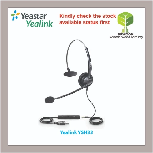 YEALINK YSH33: YEALINK USB HEADSET