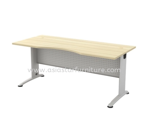 BERLIN 6 FEET RECTANGULAR WRITING OFFICE TABLE WITH INNER CURVE