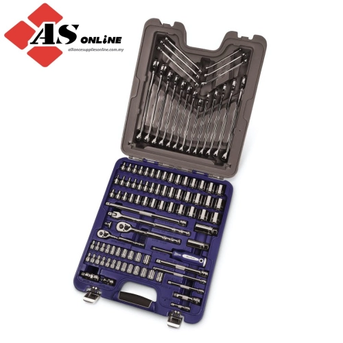 SNAP-ON 100 pc 3/8" Drive SAE/ Metric General Service Set (Blue-Point) / Model: BLPGSSC100B