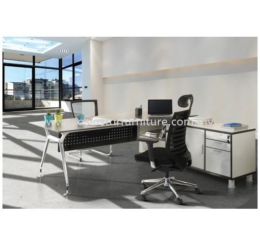 ABIES EXECUTIVE DIRECTOR OFFICE TABLE C/W SIDE CABINET - Top 10 Best Office Furniture Product Director Office Table | Director Office Table Bandar Botanic | Director Office Table Bandar Bukit Raja | Director Office Table Bandar Bukit Tinggi