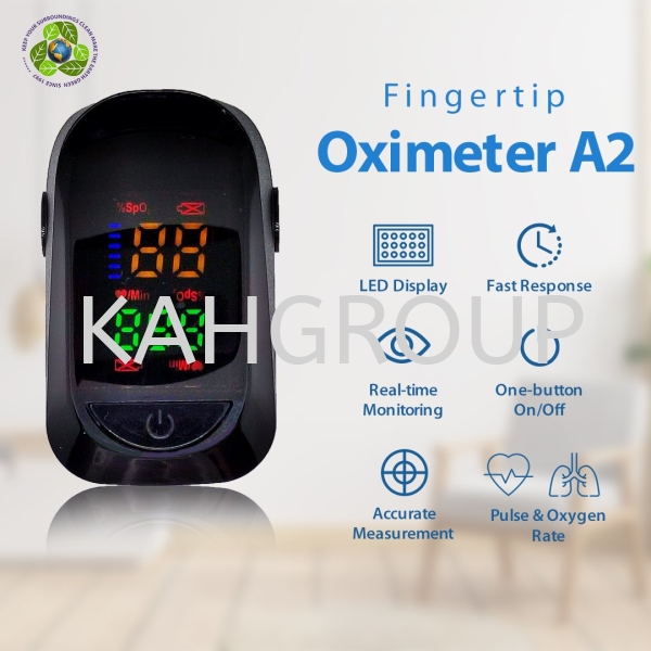 Pulse Oximeter A2  Personal Protective Equipment  (PPE) Selangor, Malaysia, Kuala Lumpur (KL), Johor Bahru (JB), Penang, Perak Supplier, Suppliers, Supply, Supplies | Kualiti Alam Hijau (M) Sdn Bhd