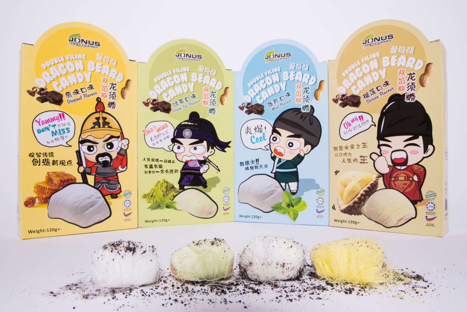 Dragon Beard Candy Double Filling New Launch 4 combo