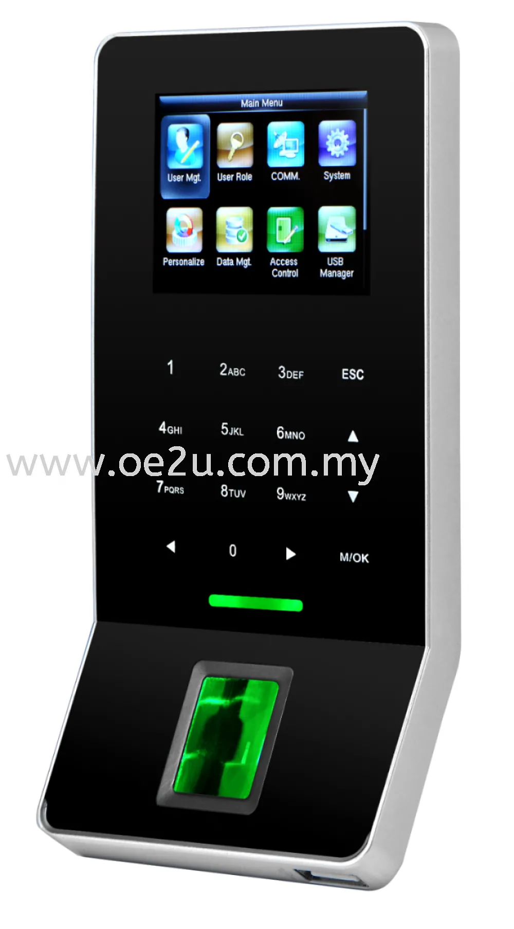 NIGEN N-38S Fingerprint Time Attendance & Door Access System (c/w External Scanner Module, Software Reporting & WiFi Connection)