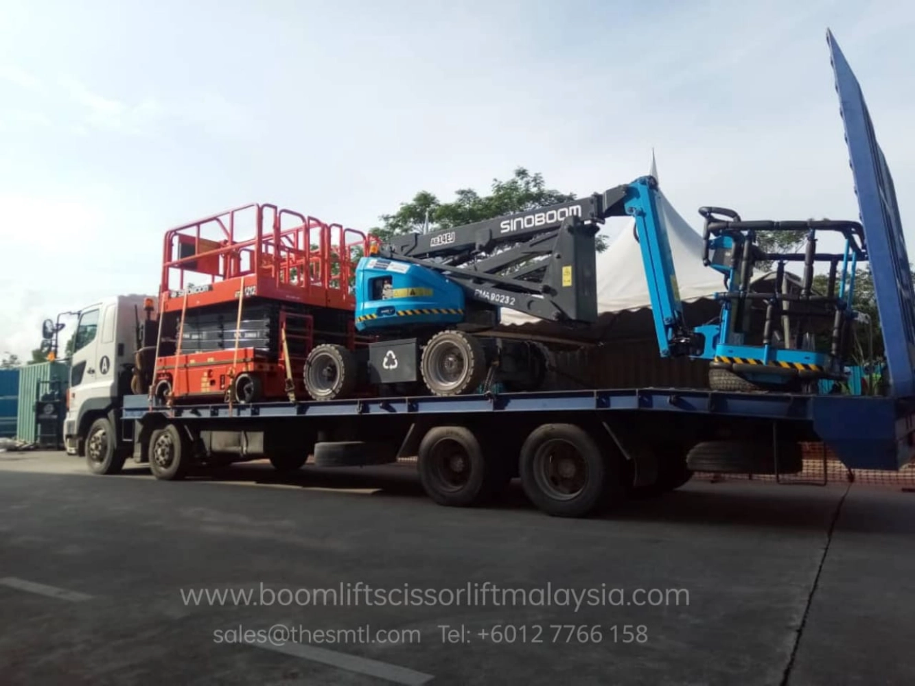 Boom Lift Rental In Malaysia Service Area