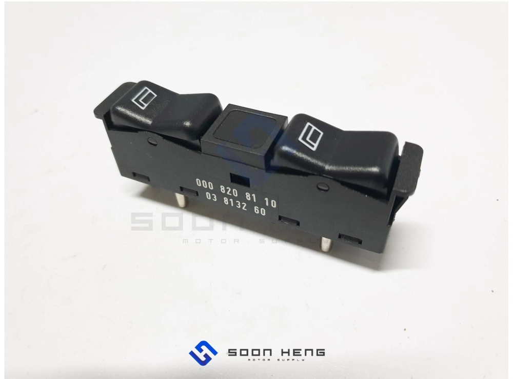 Mercedes-Benz C126 W123 S123 C123 and W201 - Right Side Electric Window Regulator Switch at Center Console (URO)
