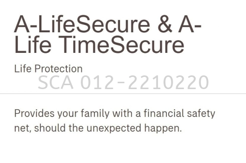 A-LifeSecure & A-Life TimeSecure