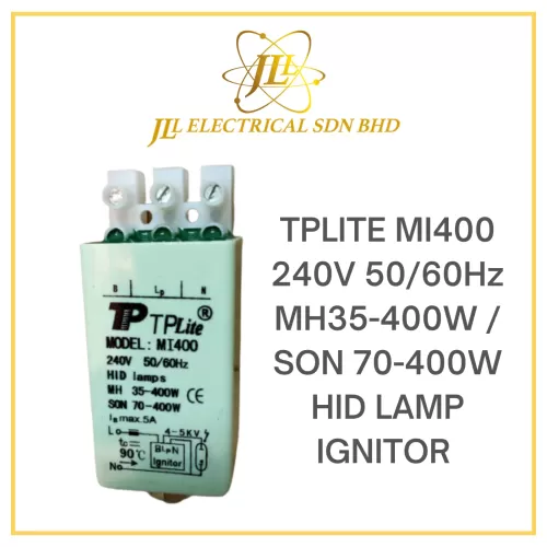 TPLITE MI400 240V 50/60Hz MH35-400W / SON 70-400W HID LAMP IGNITOR 