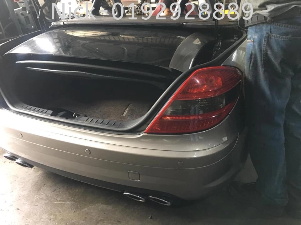 MERCEDES BENZ SLK W171 REAR CUT