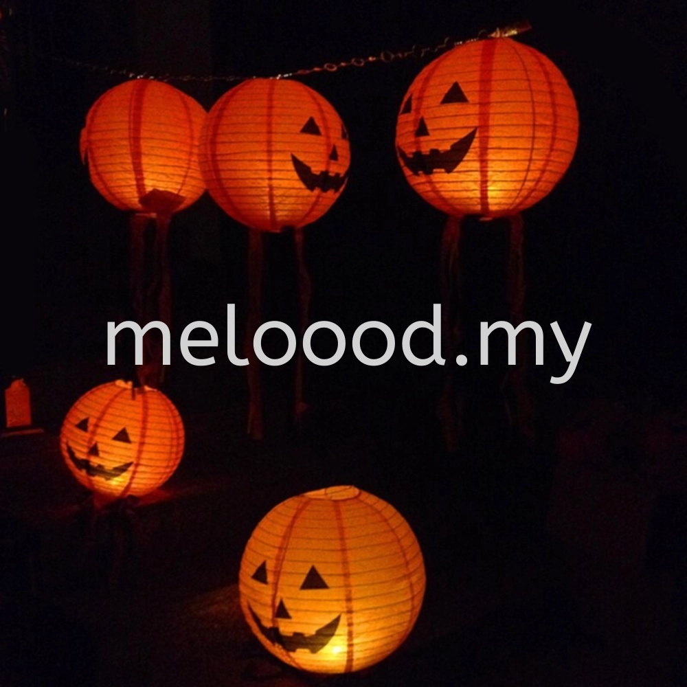 Halloween Pumpkin Lantern Mix Pattern- 20cm                       