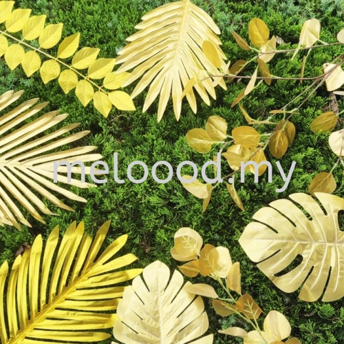 仿真龟背叶子 Monstera leaves (摄影道具背景摆拍装饰拍摄道具)