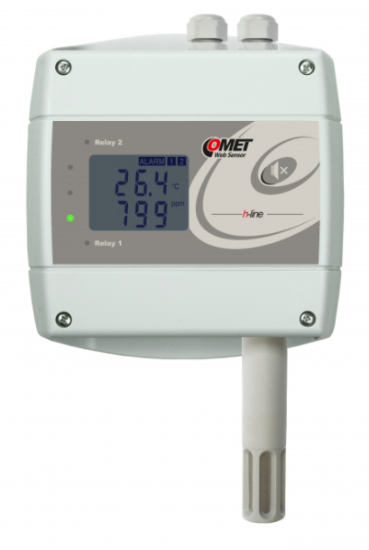 COMET H6520 Remote CO2 concentration thermometer hygrometer with Ethernet interface and two relays